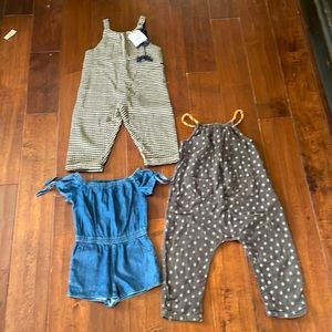3 darling jumpsuits size 3T